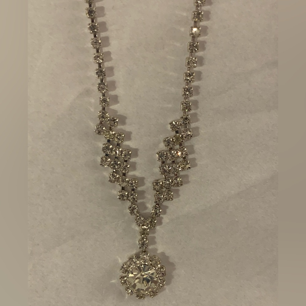 Sparkly Vintage Rhinestone Necklace